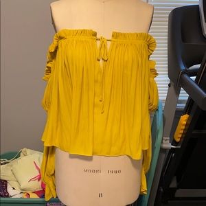 Forever 21 off the shoulder top, size L
